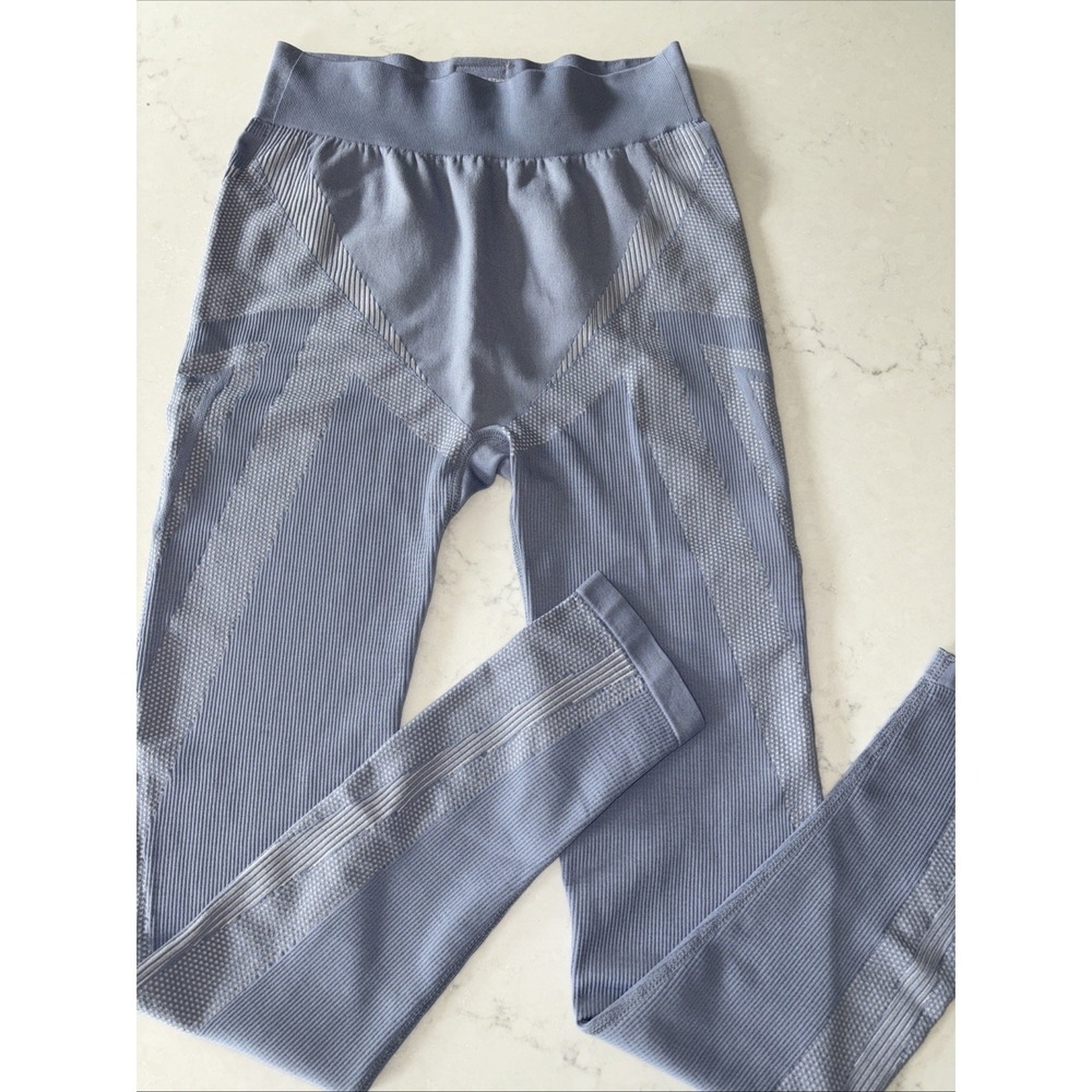 Pretty Little Thing‎ Sport Two Tone Purple Active Leggings Size L Large Women's